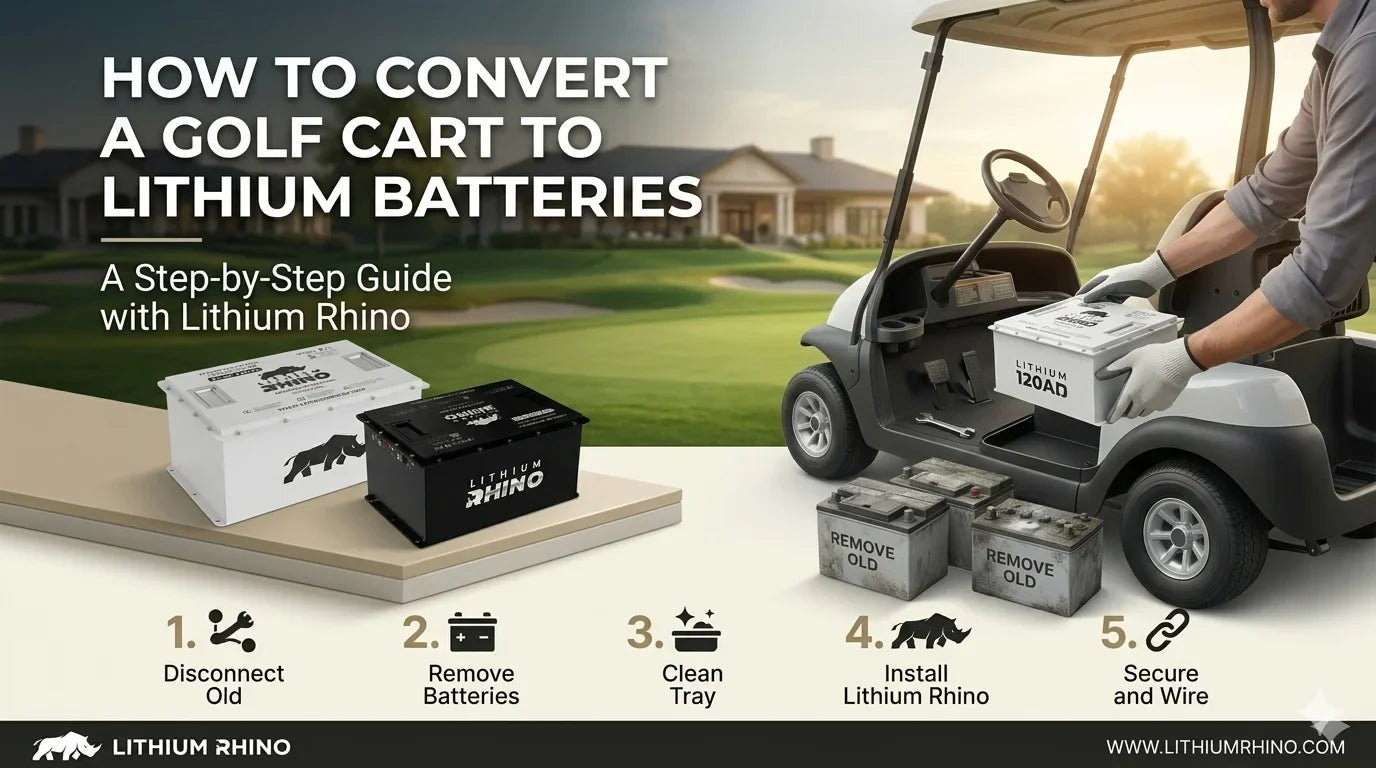 How to Convert a Golf Cart to Lithium Batteries