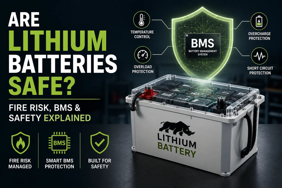 Are Lithium Batteries Safe? Fire Risk, BMS & Safety Explained
