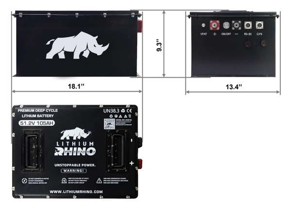 48V 105Ah Lithium Rhino Conversion Kit