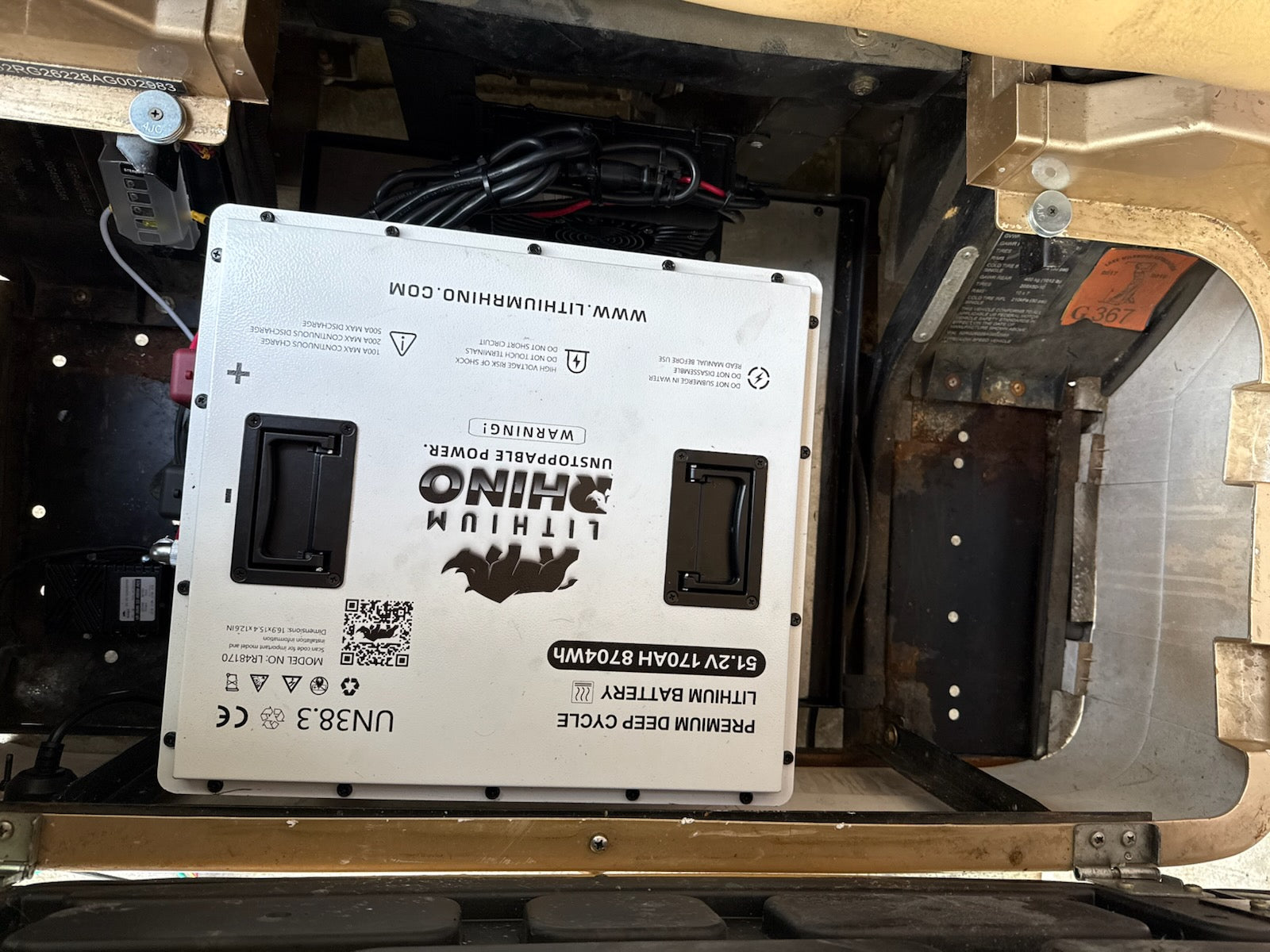 48v 170AH Lithium Rhino 300a BMS Conversion Kit