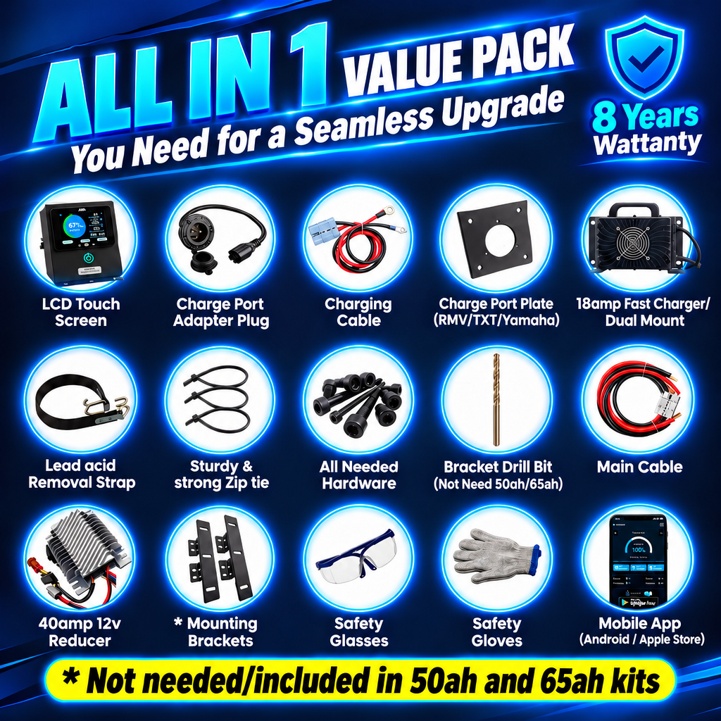 48V 50Ah Lithium Rhino Conversion Kit