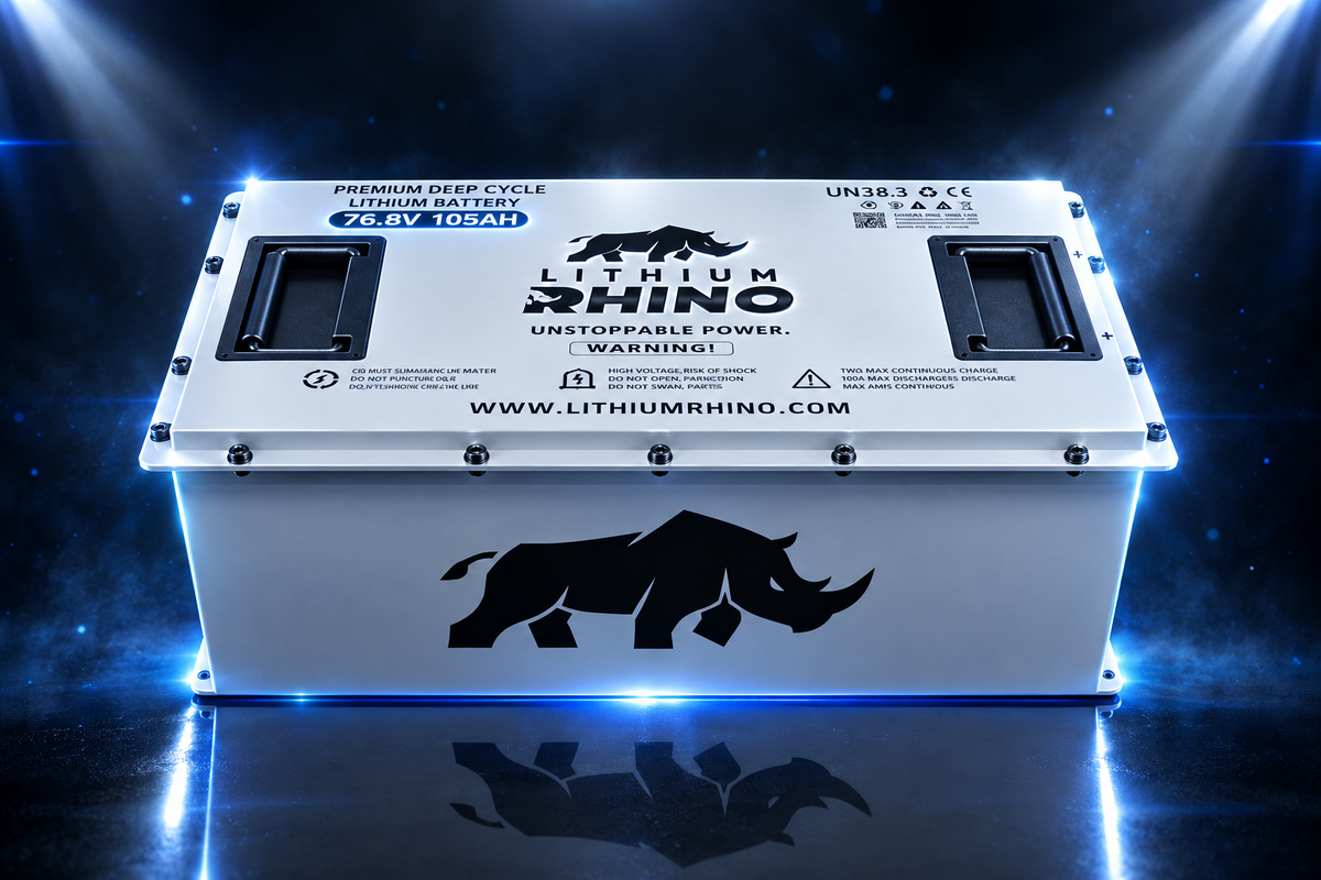 76V 105Ah Lithium Rhino Conversion Kit Self-Heated