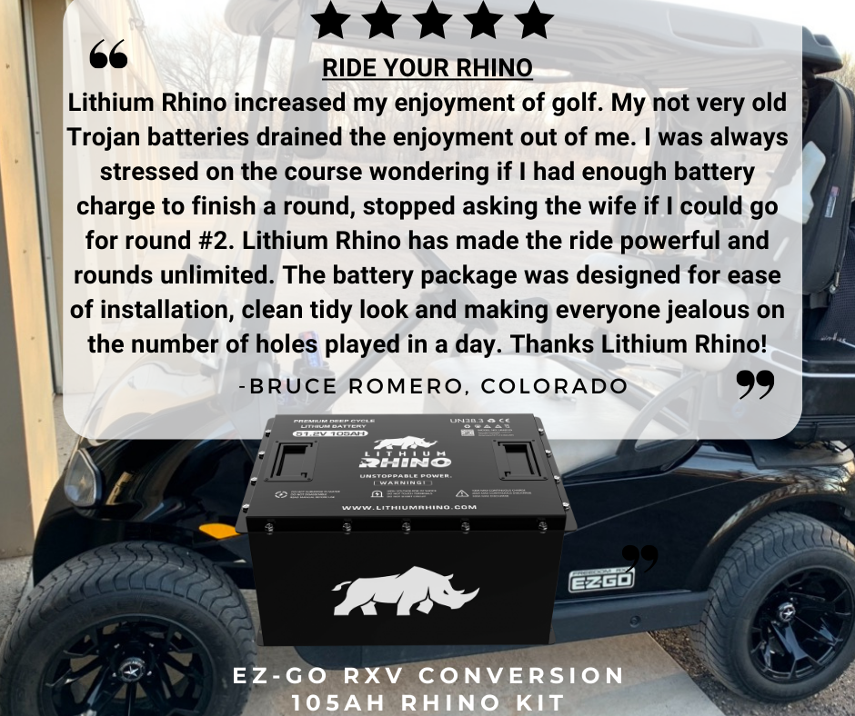 48V 105ah Lithium Rhino Conversion Kit
