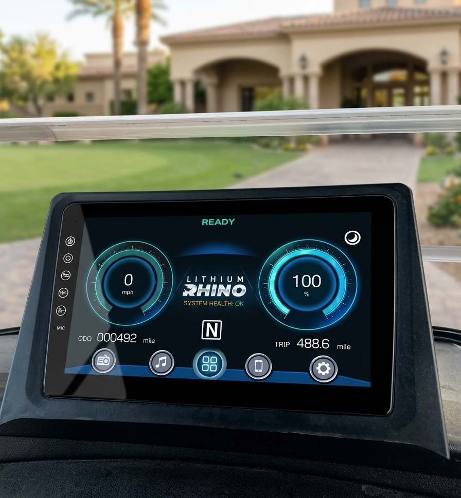 Lithium Rhino 10" Entertainment & Control Touchscreen