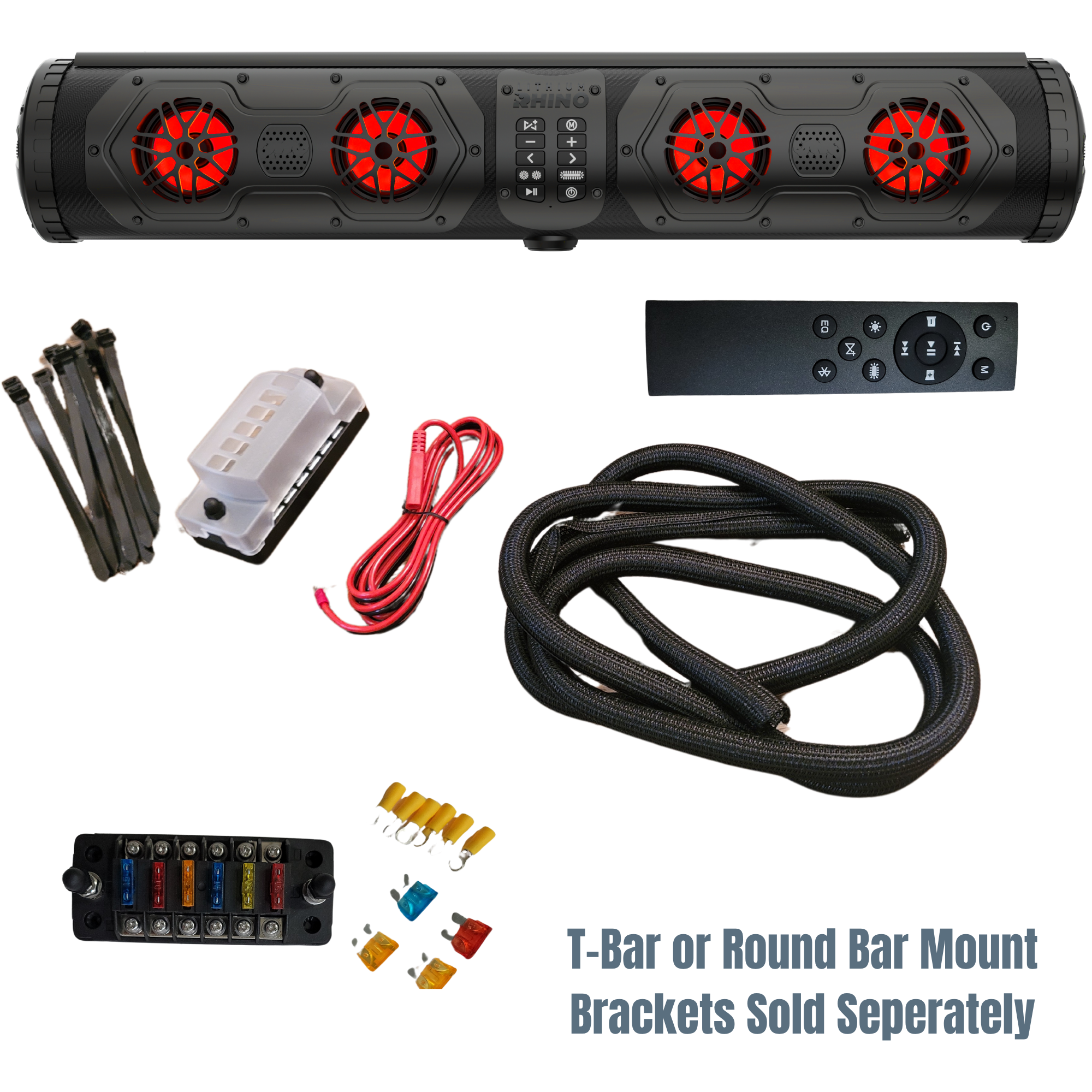 Lithium Rhino-GX500 Soundbar W/ T-Bracket