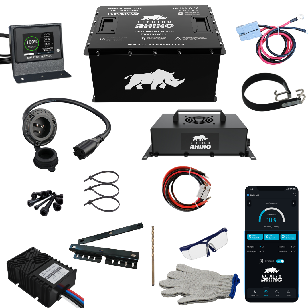 105ah lithium rhino accessory kit