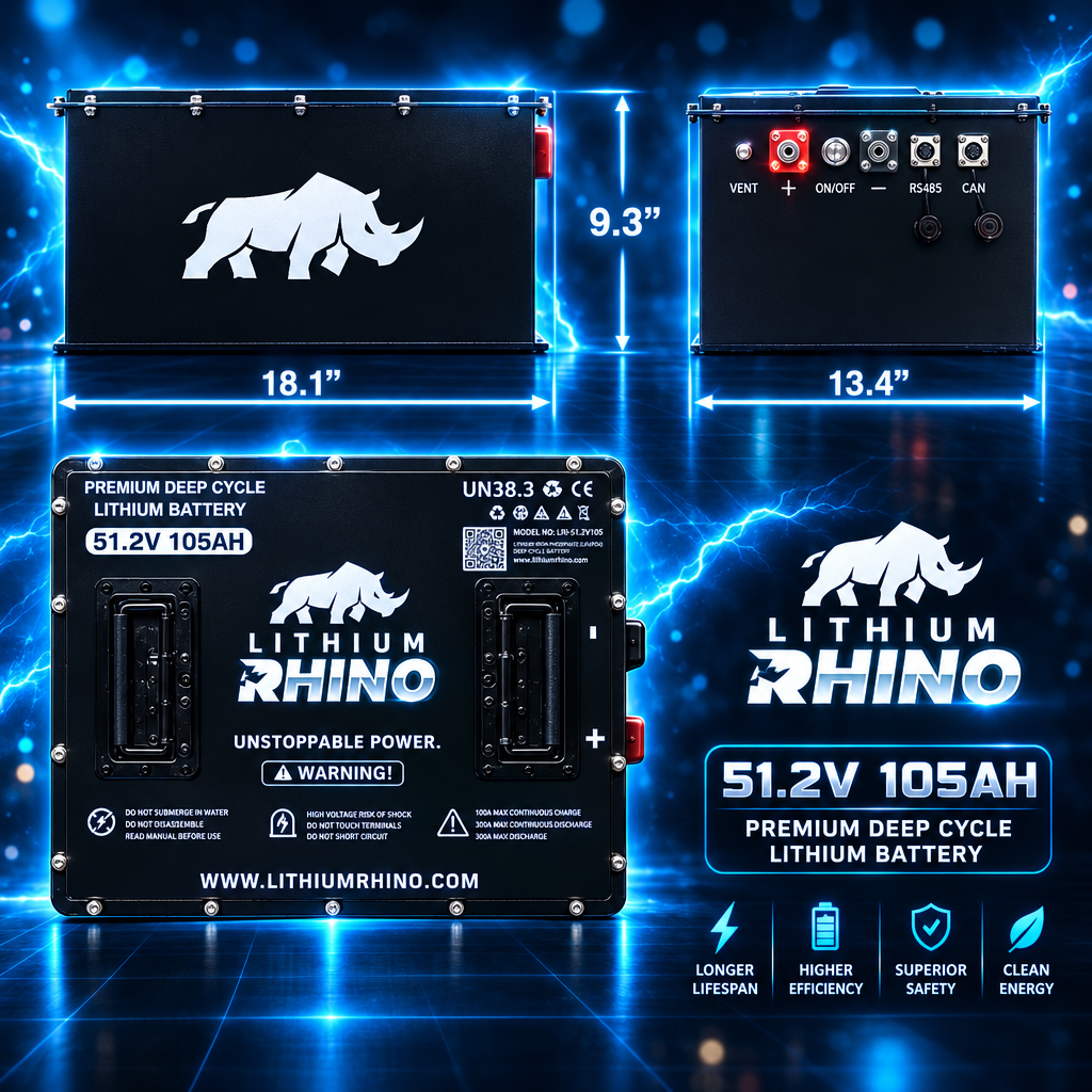 48V 105Ah Lithium Rhino Conversion Kit
