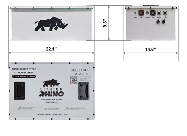 48V 120Ah Lithium Rhino Conversion Kit