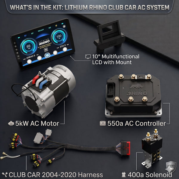 Lithium Rhino Club Car AC Full Conversion Kit