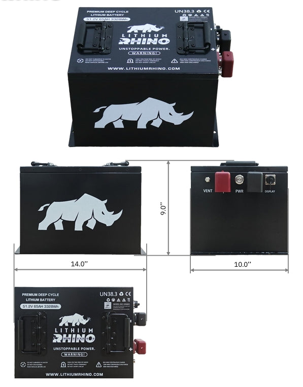 48V 65ah Lithium Rhino Conversion Kit